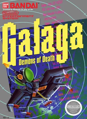 Galaga - Demons of Death (USA) box cover front